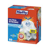 Hefty® Ultra Strong Scented Tall White Kitchen Bags, 13 gal, 0.9 mil, 23.75" x 24.88", White, 80/Box Bags-Tall Kitchen, Lawn & Leaf Bags - Office Ready