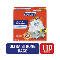 Hefty® Ultra Strong Tall Kitchen & Trash Bags, 13 gal, 0.9 mil, 23.75