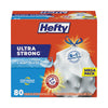 Hefty® Ultra Strong Scented Tall White Kitchen Bags, 13 gal, 0.9 mil, 24.75" x 24.88", White, 240/Carton Bags-Tall Kitchen, Lawn & Leaf Bags - Office Ready