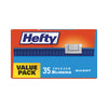 Hefty® Slider Bags, 1 qt, 2.5 mil, 7" x 8", Clear, 35 Bags/Box, 9 Boxes/Carton Zipper & Slider Freezer Bags - Office Ready