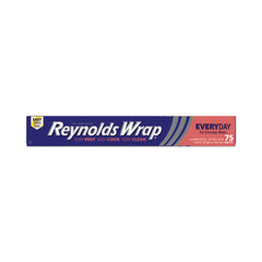 Reynolds Wrap® Aluminum Foil, 12" x 75 ft, Silver, 35 Rolls/Carton