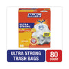 Hefty® Ultra Strong Scented Tall White Kitchen Bags, 13 gal, 0.9 mil, 23.75" x 24.88", White, 80/Box Bags-Tall Kitchen, Lawn & Leaf Bags - Office Ready