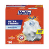 Hefty® Ultra Strong Tall Kitchen & Trash Bags, 13 gal, 0.9 mil, 23.75" x 24.88", White, 330/Carton Bags-Tall Kitchen, Lawn & Leaf Bags - Office Ready