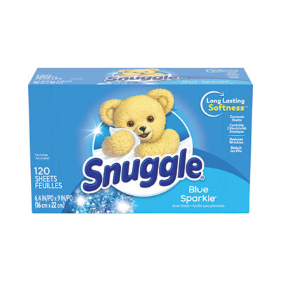 Snuggle® Fabric Softener Sheets, Fresh Scent, 120 Sheets/Box, 6 Boxes/Carton Dryer Sheets-Fabric Softener/Antistatic - Office Ready