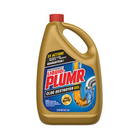 Liquid Plumr® Clog Destroyer + PipeGuard, Gel, 80 oz, 6/Carton Drain Cleaners - Office Ready