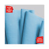 WypAll® X70 Cloths, Jumbo Roll, 12.4 x 12.2, Blue, 870/Roll Shop Towels and Rags - Office Ready