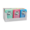 C-Line® Storage Box, 5.43 x 8.25 x 2.43, Seafoam Green, Seaside Blue, Sunset Red, Sunny Yellow, 12/Carton Pencil Pouches & Boxes - Office Ready