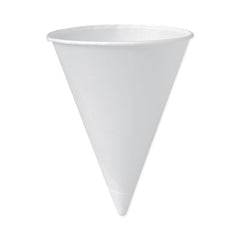 Dart® Bare® Eco-Forward® Paper Cone Water Cups, 6 oz, White, 200/Sleeve, 25 Sleeves/Carton