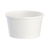 Dart® Flexstyle® Double Poly Paper Containers, 8 oz, White, 25/Pack, 20 Packs/Carton Food Containers-Takeout Bowl/Base, Paper - Office Ready