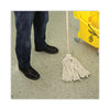 Boardwalk® Handle/Deck Mops, 16 oz White Cotton Head, 48" Oak Wood Handle Mops-Wet - Office Ready