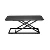 Alera® AdaptivErgo® Single-Tier Sit-Stand Lifting Workstation, 26.4" x 18.5" x 1.8" to 15.9", Black Desks-Sit/Stand Desk-Mounted Adjustable-Height - Office Ready