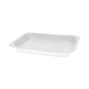 Pactiv Evergreen Foam Supermarket Tray, #2, 8.38 x 5.88 x 1.21, White, Foam, 500/Carton Butcher Food Containers - Office Ready