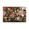 Pactiv Evergreen EarthChoice® Vented Dual Color Microwavable Hinged Lid Container, 1-Compartment 66oz, 10.5x9.5x3, Black/Clear, Plastic, 132/CT Storage Food Containers - Office Ready