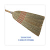Boardwalk® Parlor Broom, Corn Fiber Bristles, 55" Overall Length, Natural Brooms-Traditional Corn/Synthetic Broom - Office Ready