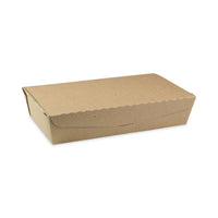 Pactiv Evergreen EarthChoice® OneBox® Paper Box, 55 oz, 9 x 4.85 x 2, Kraft, 100/Carton Takeout Food Containers - Office Ready