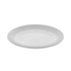Pactiv Evergreen Meadoware® Impact® Plastic Dinnerware, Plate, 8.88" dia, White, 400/Carton