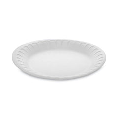 Pactiv Evergreen Placesetter® Satin Non-Laminated Foam Dinnerware, Plate, 7" dia, White, 900/Carton