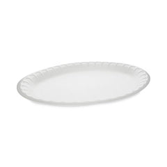 Pactiv Evergreen Placesetter?« Satin Non-Laminated Foam Dinnerware, Oval Platter, 11.5 x 8.5, White, 500/Carton