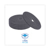 Boardwalk® High Performance Stripping Floor Pads, 20" Diameter, Black, 5/Carton Scrub/Strip Floor Pads - Office Ready