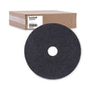 Boardwalk® Stripping Floor Pads, 19" Diameter, Black, 5/Carton Scrub/Strip Floor Pads - Office Ready