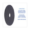 Boardwalk® Stripping Floor Pads, 19" Diameter, Black, 5/Carton Scrub/Strip Floor Pads - Office Ready