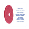 Boardwalk® Buffing Floor Pads, 16" Diameter, Red, 5/Carton Burnish/Buff Floor Pads - Office Ready