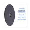 Boardwalk® Stripping Floor Pads, 16" Diameter, Black, 5/Carton Scrub/Strip Floor Pads - Office Ready