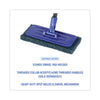 Boardwalk® Swivel Pad Holder, Plastic, Blue, 4 x 9, 12/Carton Pole Block Scrub Pad Holders - Office Ready