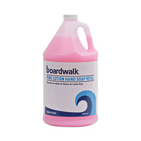 Boardwalk® Lotion Soap, Cherry Scent, Liquid, 1 gal Bottle Personal Soaps-Liquid, Moisturizing - Office Ready