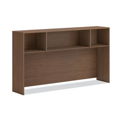 HON® Mod Desk Hutch, 3 Compartments, 72 x 14 x 39.75, Sepia Walnut