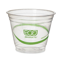 Eco-Products® GreenStripe® Cold Drink Cups, 9 oz, Clear, 50/Pack, 20 Packs/Carton Cups-Cold Drink, PLA - Office Ready