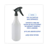 Boardwalk® Chemical-Resistant Trigger Sprayer 320CR, 7.25" Tube, Fits16 oz Bottles, Gray, 24/Carton Trigger Sprayers - Office Ready
