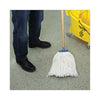 Boardwalk® Cut-End Lie-Flat Economical Mop Head, Rayon, 16oz, White, 12/Carton Wet Mop Heads - Office Ready