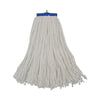 Boardwalk® Cut-End Lie-Flat Economical Mop Head, Rayon, 16oz, White Wet Mop Heads - Office Ready