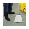 Boardwalk® Cut-End Lie-Flat Economical Mop Head, Rayon, 16oz, White Wet Mop Heads - Office Ready