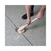 Boardwalk® Utility Brush, Cream Tampico Bristles, 5.5" Brush, 14.5" Tan Plastic Handle Scrub Brushes - Office Ready