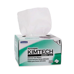 Kimtech™ Kimwipes Delicate Task Wipers, Delicate Task Wipers, 1-Ply, 4.4 x 8.4, 286/Box, 60 Boxes/Carton