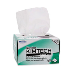 Kimtech™ Kimwipes Delicate Task Wipers, 1-Ply, 4.4 x 8.4, 280/Box, 30 Boxes/Carton