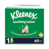 Kleenex® Soothing Lotion™ Facial Tissue, 3-Ply, White, 60 Sheets/Box, 27 Boxes/Carton Tissues-Facial - Office Ready