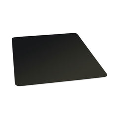 ES Robbins® Floor+Mate®, For Hard Floor to Medium Pile Carpet up to 0.75", 46 x 48, Black