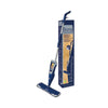Bona® Hardwood Floor Mop, 15" Wide Microfiber Head, 52" Blue Plastic/Steel Handle Wet Mops - Office Ready