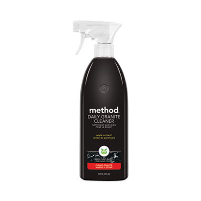 Method® Daily Granite Cleaner, Apple Orchard Scent, 28 oz Spray Bottle Cement/Stone Cleaners/Polishes - Office Ready