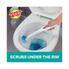 Scotch-Brite® Toilet Scrubber Starter Kit, 1 Handle and 5 Scrubbers, White/Blue Toilet Wands/Brush Kits - Office Ready