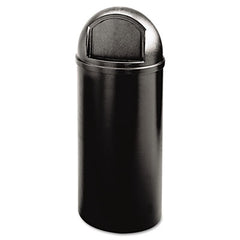 Rubbermaid® Commercial Marshal® Classic Container, 15 gal, Plastic, Black