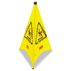 Rubbermaid® Commercial Multilingual Pop-Up Safety Cone, 21 x 21 x 30, Yellow