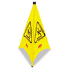 Rubbermaid® Commercial Multilingual Pop-Up Safety Cone, 21 x 21 x 30, Yellow Safety Cones-Folding Floor Sign - Office Ready