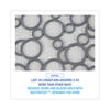 Boardwalk® Commode Mat 2.0, Rubber, 22.88 x 22, Gray/White, 6/Carton Bath & Restroom Mats - Office Ready