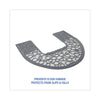 Boardwalk® Commode Mat 2.0, Rubber, 22.88 x 22, Gray/White, 6/Carton Bath & Restroom Mats - Office Ready