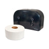 Morcon Tissue Valay® Plastic Mini Jumbo Bath Tissue Dispenser, Two Rolls, 9.75 x 15.87 x 5.25, Black Small-Core Standard Roll, Twin Toilet Paper Dispensers - Office Ready