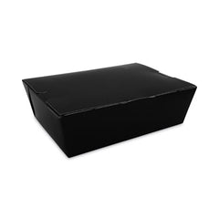 SCT® ChampPak™ Carryout Boxes, 7.75 x 5.5 x 2.5, Black, Paper, 200/Carton